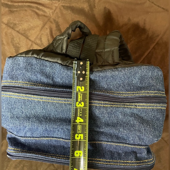 NWOT Harry Potter Denim Backpack 12” x 7” Expandable - Picture 9 of 13